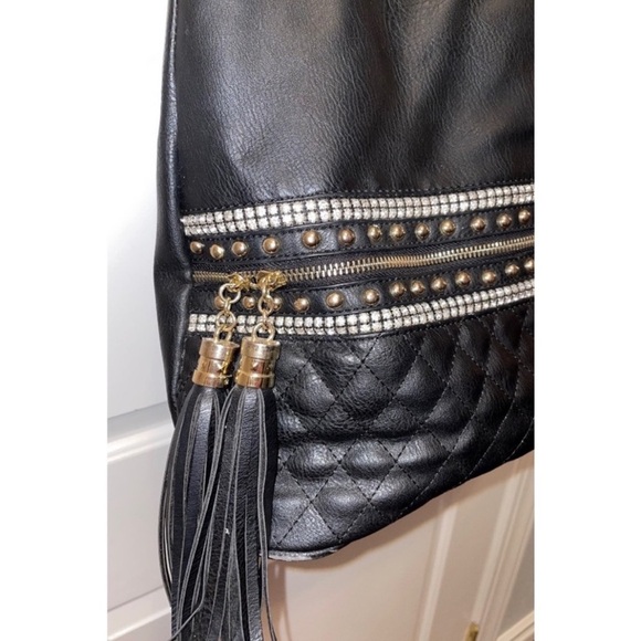 Black vegan tote - Picture 3 of 3